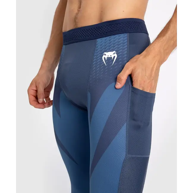Venum Venum - COMPRESSIEBROEK SPATS - ATTACK - NAVY BLUE