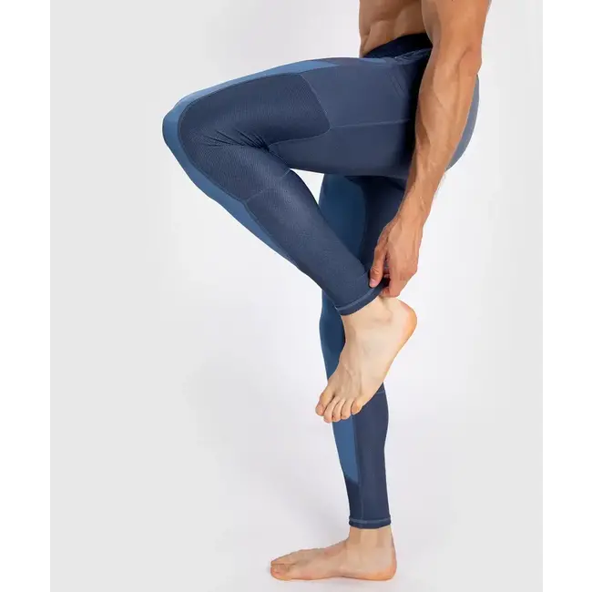 Venum Venum - COMPRESSIEBROEK SPATS - ATTACK - NAVY BLUE