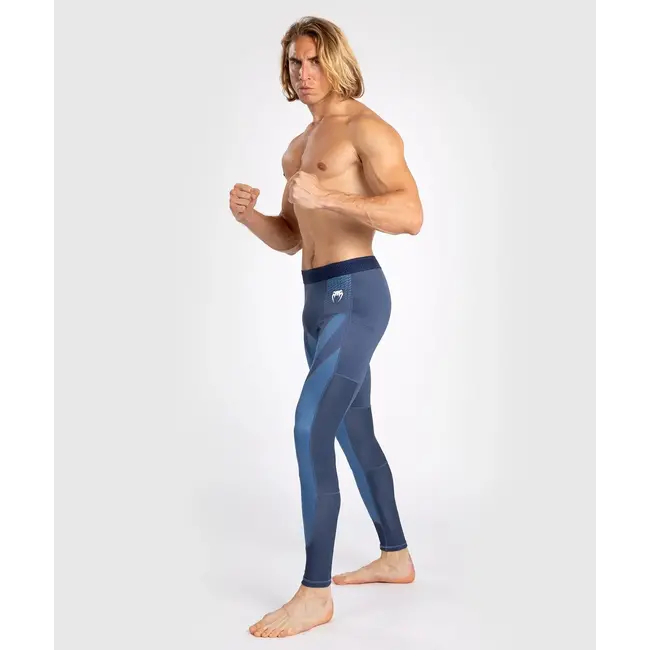 Venum COMPRESSIEBROEK SPATS - ATTACK - NAVY BLUE