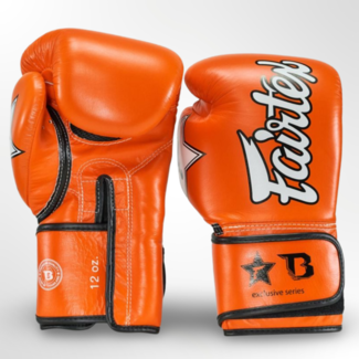 FAIRTEX Fairtex x Booster FXB BG V2 – Leren Bokshandschoenen – Oranje