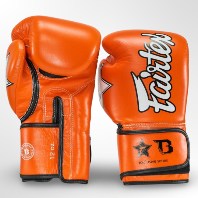 FAIRTEX Fairtex x Booster FXB BG V2 – Leren Bokshandschoenen – Oranje