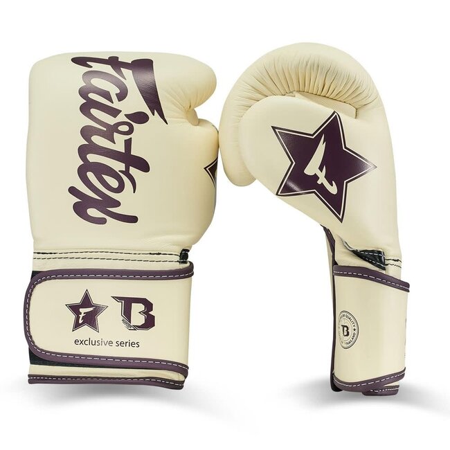 FAIRTEX Fairtex x Booster FXB BG V2 – Leren Bokshandschoenen – Crème