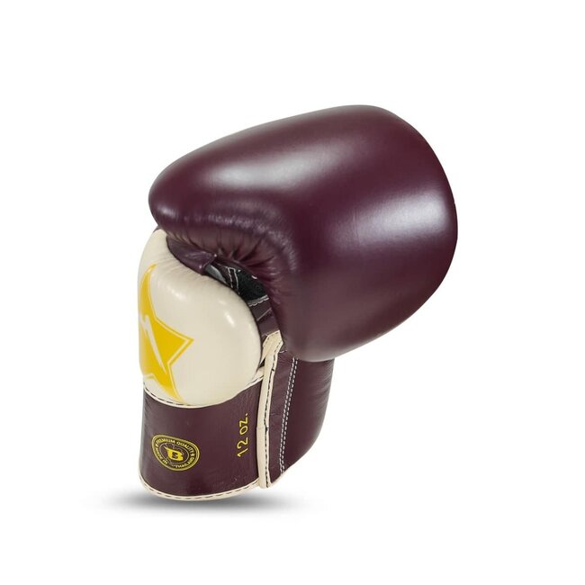 FAIRTEX Fairtex x Booster FXB BG V2 – Leren Bokshandschoenen – Zwart/Crème/Geel