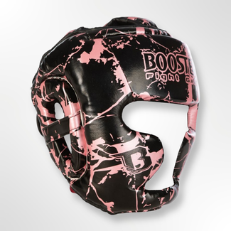 Booster Fightgear Booster - helm - hoofdbescherming  - HGL B 2 YOUTH MARBLE PINK