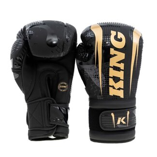 King Pro Boxing BOKSHANDSCHOENEN - KPB/BG SHOGUN 2 - ZWART GOUD
