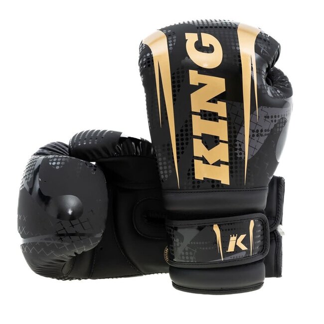 King Pro Boxing KING - BOKSHANDSCHOENEN - KPB/BG SHOGUN 2 - ZWART GOUD