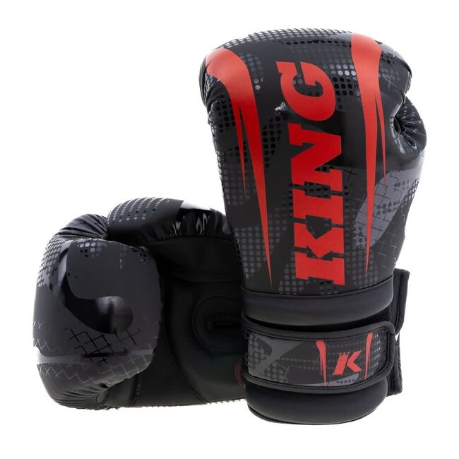King Pro Boxing KING - BOKSHANDSCHOENEN - KPB/BG SHOGUN 3 - ZWART/ROOD