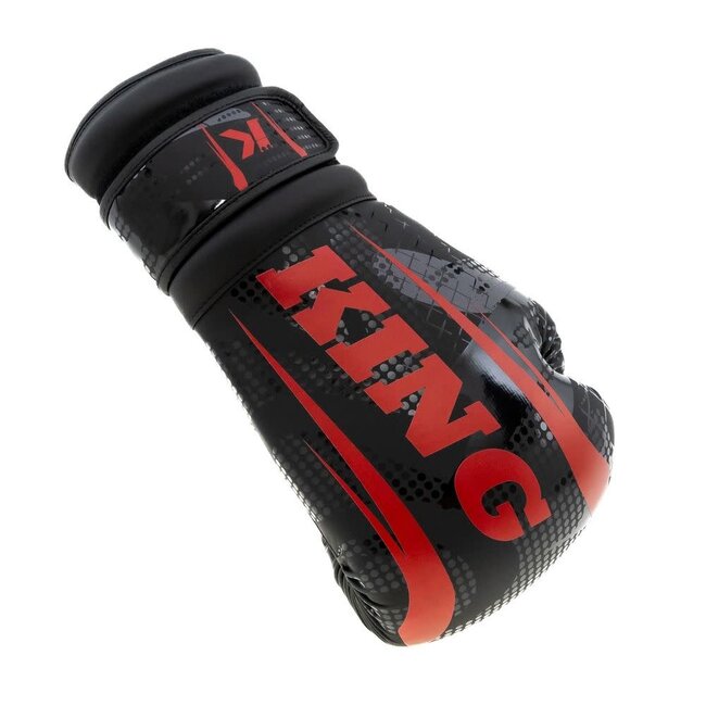 King Pro Boxing BOKSHANDSCHOENEN - KPB/BG SHOGUN 3 - ZWART/ROOD