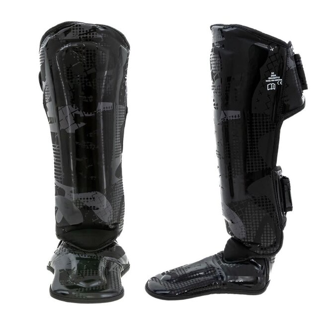 King Pro Boxing Scheenbeschermers Shogun 1 - Black on Black