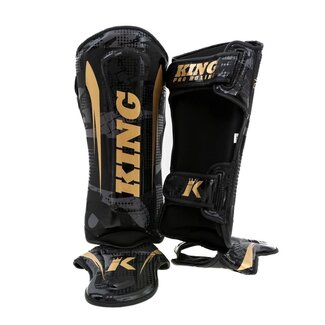 King Pro Boxing SCHEENBESCHERMERS - SHOGUN 2 - ZWART/GOUD