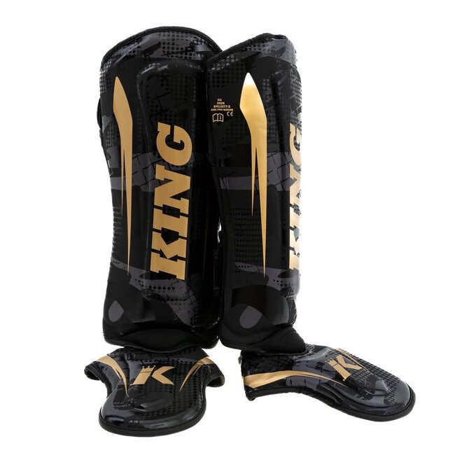 King Pro Boxing KING - SCHEENBESCHERMERS - SHOGUN  2 - ZWART/GOUD