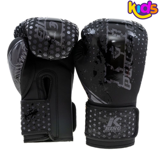 King Pro Boxing BOKSHANDSCHOENEN VOOR KIDS - KPB/BG Hexagon 1 - BLACK/BLACK