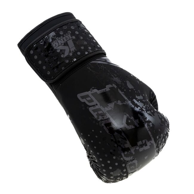 King Pro Boxing KING - BOKSHANDSCHOENEN VOOR KIDS - KPB/BG Hexagon 1 - BLACK/BLACK