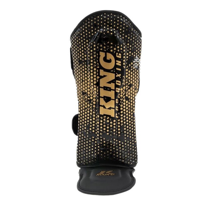 King Pro Boxing KING - SCHEENBESCHERMERS VOOR KIDS - KPB/SG Hexagon 2 - ZWART/GOUD