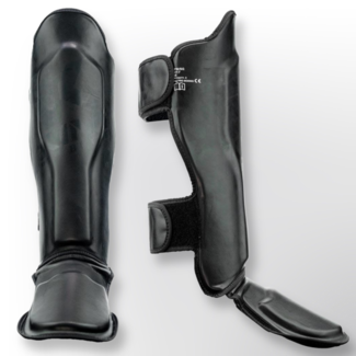 King Pro Boxing Scheenbeschermers- KPB/ SG-2 - BLACK ON BLACK