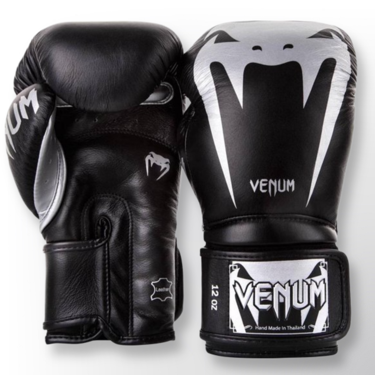 Venum GIANT 3.0 - gants de boxe - NAPPA cuir - noir/argent