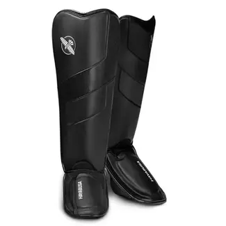 Hayabusa T3 Full-Back Scheenbeschermers - Zwart