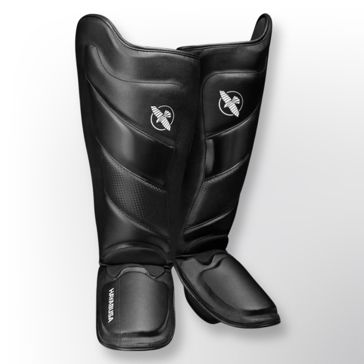 Hayabusa Kick-boxing protège-tibias T3 - noir/noir