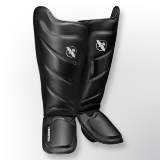 Hayabusa Kickboks Scheenbeschermers T3 - Zwart/zwart