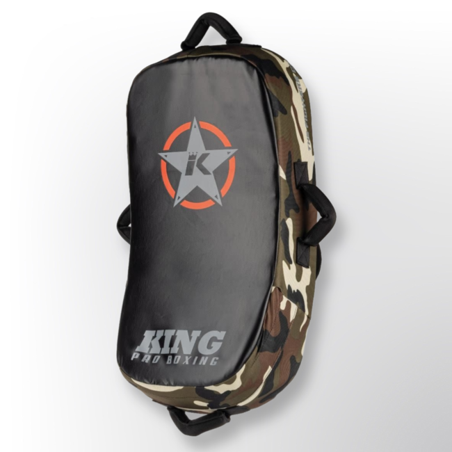 King Pro Boxing King Pro Boxing CKS PRO 1 Kickshield – Zwaar Gebogen Trapkussen, 6 Handvatten