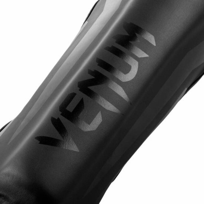 Venum SCHEENBESCHERMERS - Elite Standup Shin Guards - BLACK/BLACK