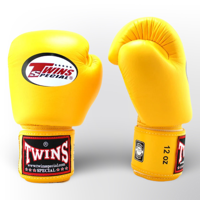 Twins Special Twins BGVL-3 Bokshandschoenen – Canary Yellow – Leer – Voor Boksen, Kickboksen & Muay Thai