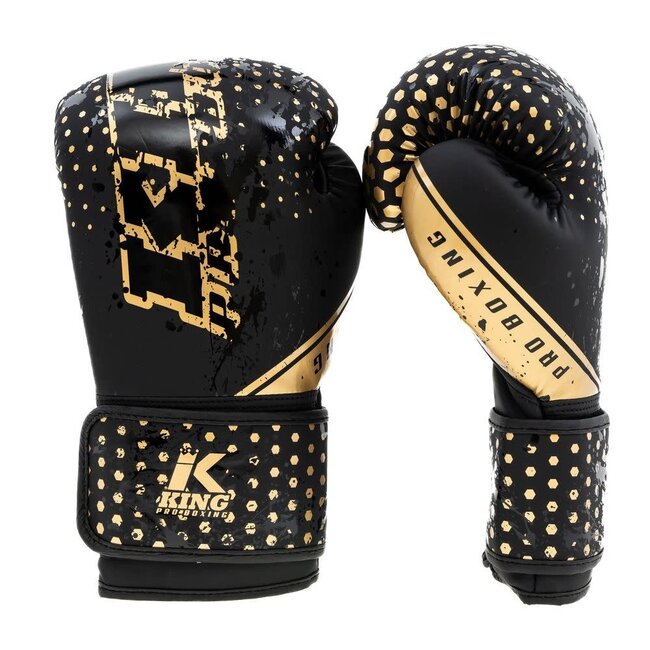 King Pro Boxing Hexagon FIGHTSET VOOR KIDS - BLACK/GOLD