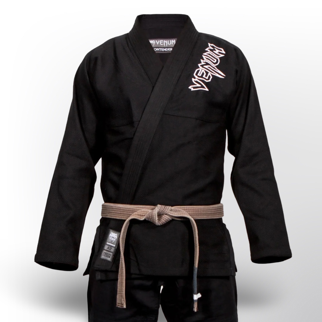 Combinaison BJJ Ippon Gear Rookie - Gi Jiu Jitsu Brésilien Enfant - Noir Taille Unique