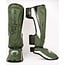 Venum Elite Evo Shinguards - Khaki/Silver