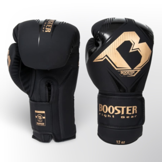 Booster Fightgear bokshandschoenen - BANGKOK SERIES 1 - ZWART/GOUD