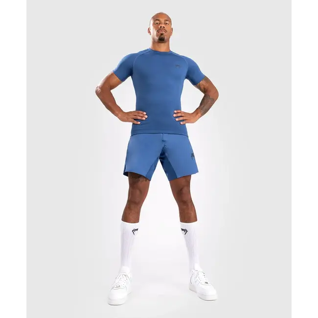 Venum Venum Contender Men’s  Short Sleeve Rashguard - Blue