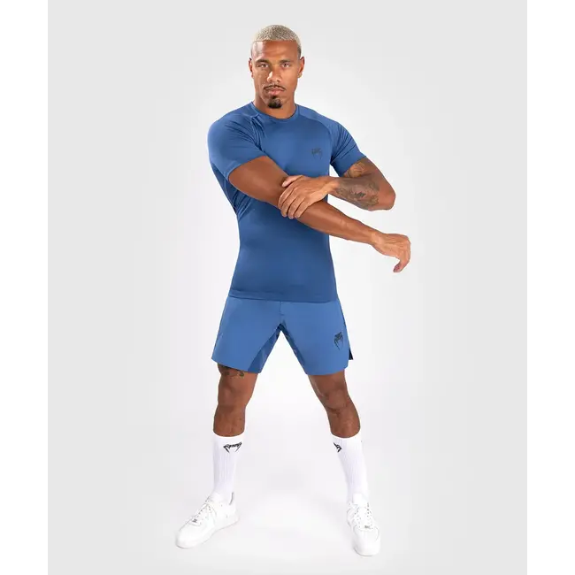 Venum Venum Contender Men’s  Short Sleeve Rashguard - Blue