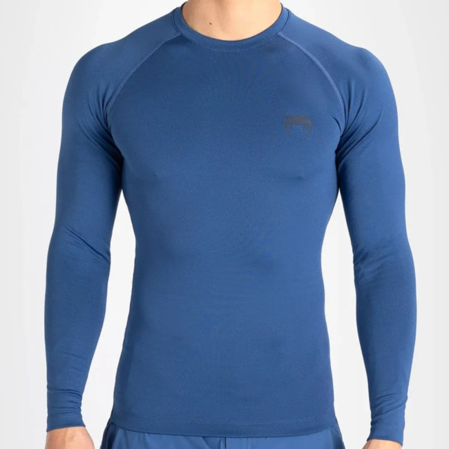 Venum Contender Men’s Long Sleeve Rashguard - Blue