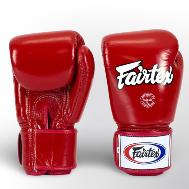 FAIRTEX BGV1 Leren Bokshandschoenen – Rood