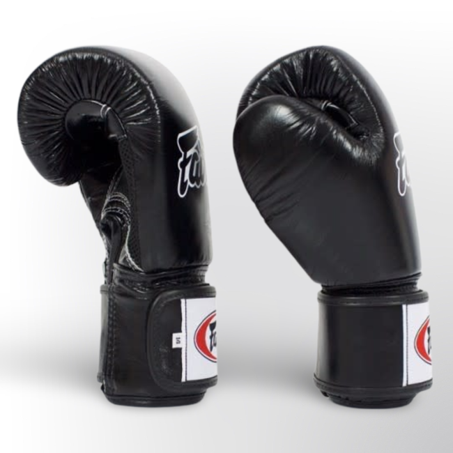 FAIRTEX Fairtex BGV1 Bokshandschoenen – Zwart – Echt Leer – Thaise Kwaliteit