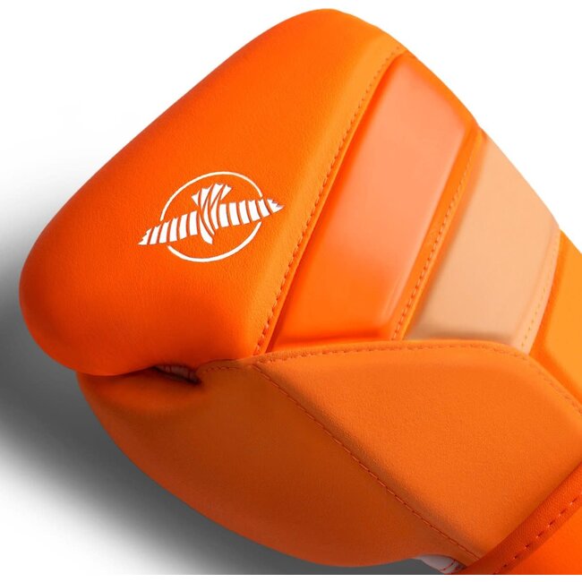 Hayabusa T3 Bokshandschoenen – Neon Oranje – Kickboks & Bokshandschoenen met Dubbele Sluiting