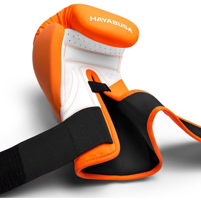 Hayabusa Hayabusa T3 Bokshandschoenen – Neon Oranje – Kickboks & Bokshandschoenen met Dubbele Sluiting