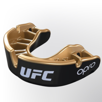 UFC gebitsbescherming - OPRO GOLD / BLACK METAL/GOLD