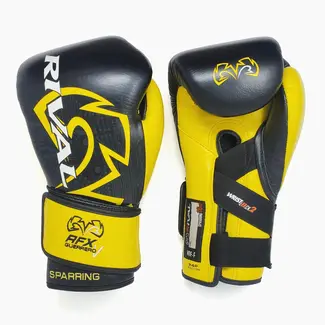 Rival RFX-Guerrero-V P4P Sparring Bokshandschoenen – Zwart/Geel