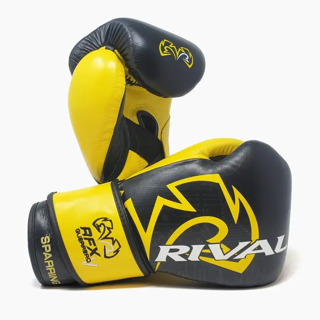 Rival Boxing Gear Rival RFX-Guerrero-V Sparring Gloves P4P Edition - BLACK/YELLOW