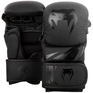 Venum Challenger 3.0. - MMA Sparring Handschoenen - Zwart/Zwart