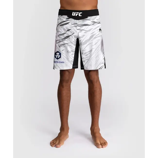 Venum UFC Fusion by Venum Authentic Fight Night Men’s Fight Short - Long Fit - wit