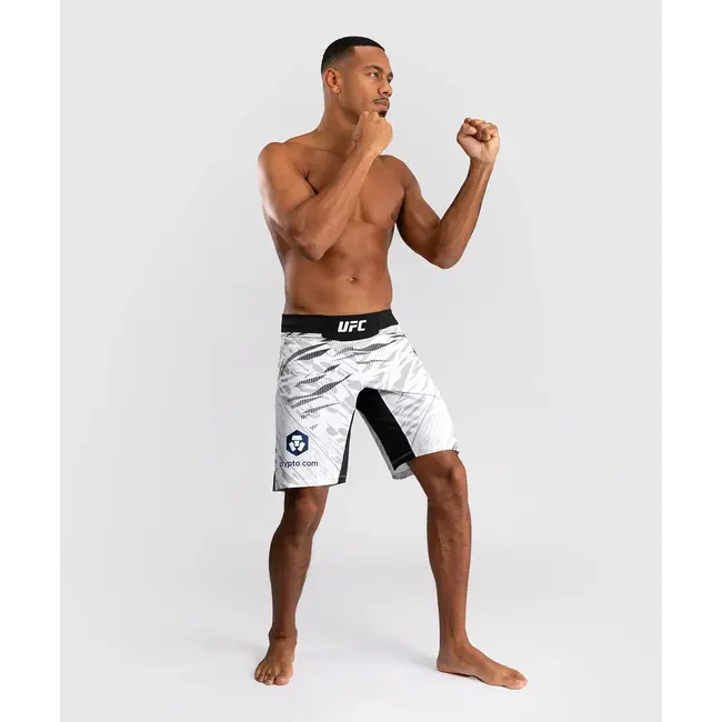 Venum UFC Fusion by Venum Authentic Fight Night Men’s Fight Short - Long Fit - wit