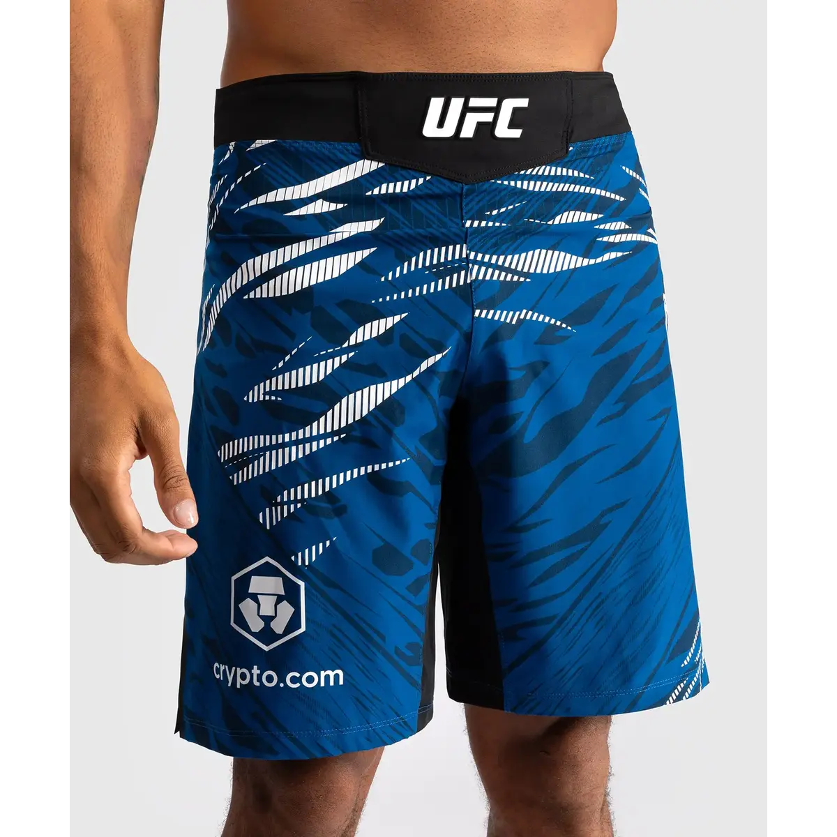Venum UFC Fusion Authentic Fight Night homme Fight Short - Long Fit - bleu