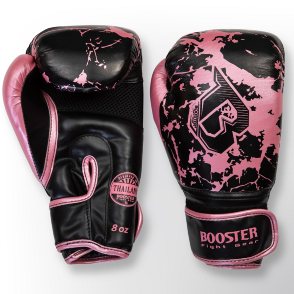 Booster Fightgear Gants de boxe pour enfant - marble rose