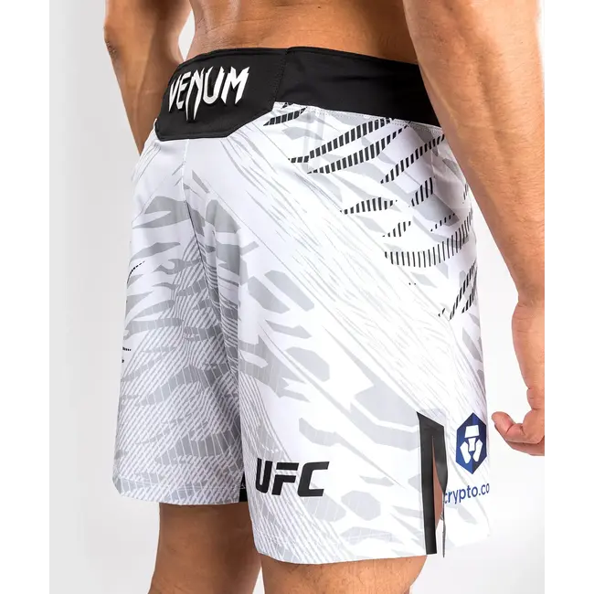 Venum UFC Fusion by Venum Authentic Fight Night Men’s Fight Short - Short Fit - White