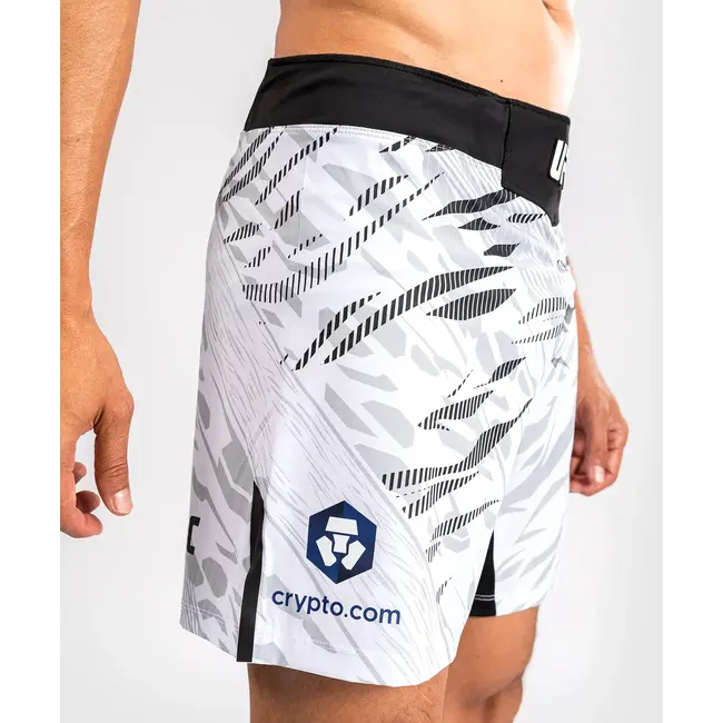 Venum UFC Fusion by Venum Authentic Fight Night Men’s Fight Short - Short Fit - White