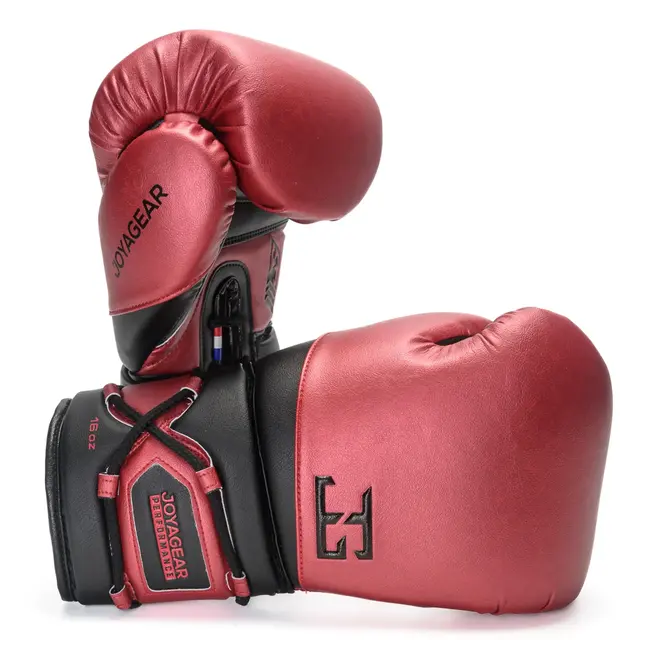 JOYA Joya Performance Bokshandschoenen met Veters – Rood/Zwart