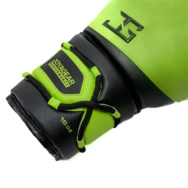 JOYA Joya Performance Bokshandschoenen met Veters – Lime Green