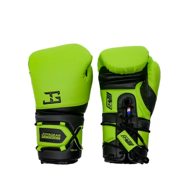 JOYA Joya Performance Bokshandschoenen met Veters – Lime Green